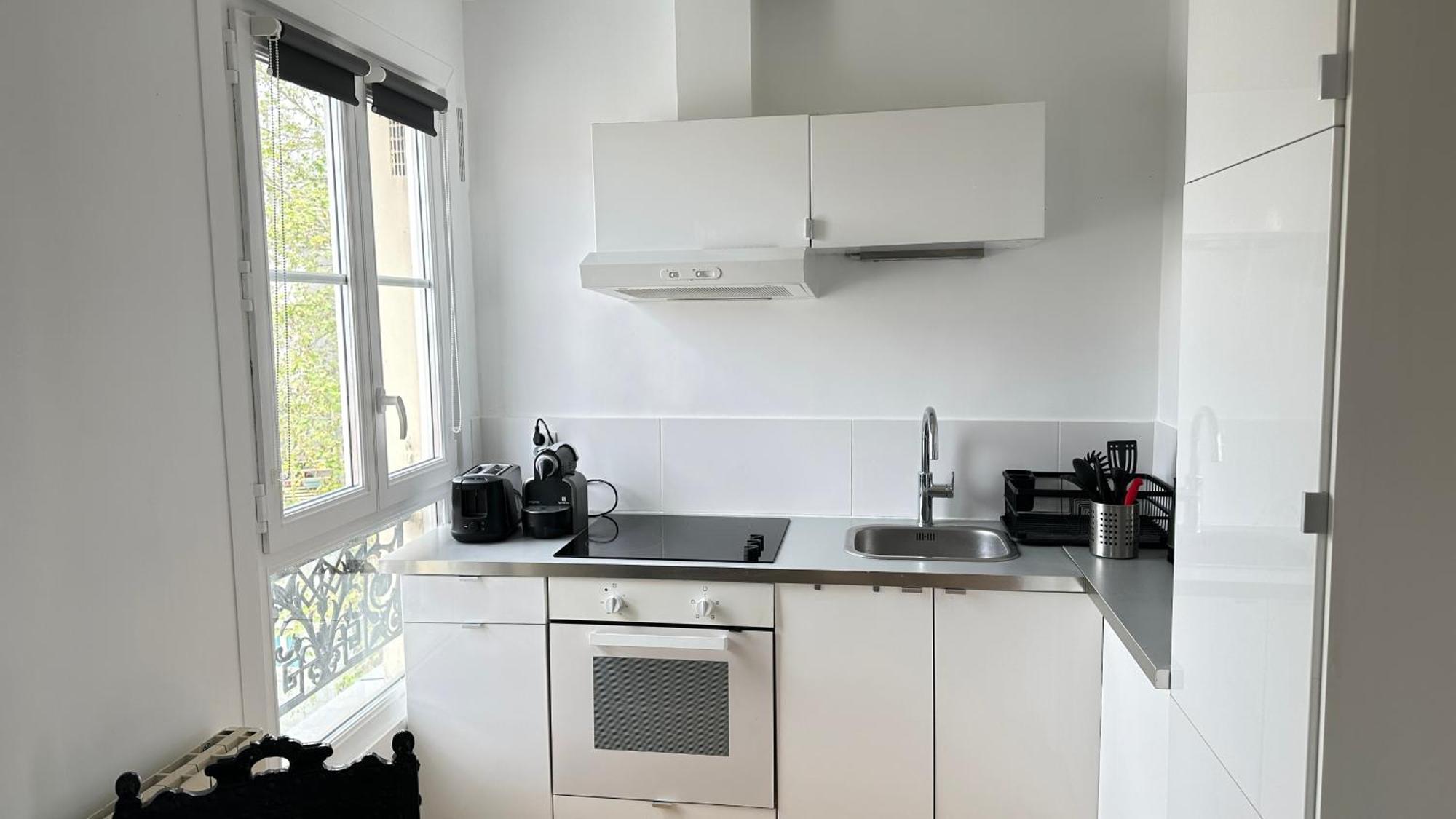 Apartament Charmant Studio Au Coeur Du 18E Paryż Zewnętrze zdjęcie