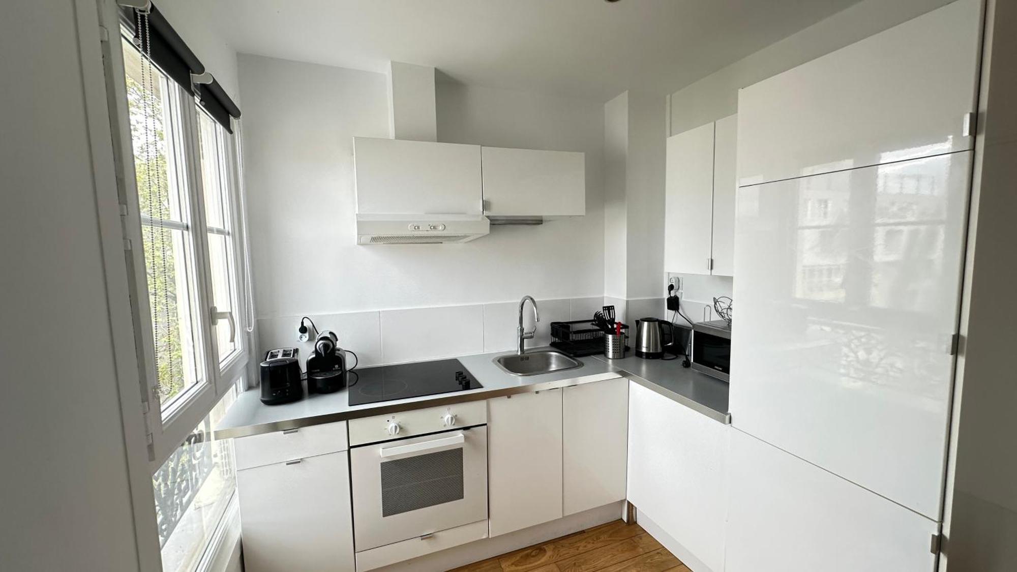 Apartament Charmant Studio Au Coeur Du 18E Paryż Zewnętrze zdjęcie